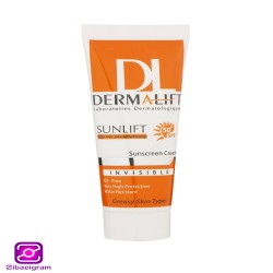 کرم ضد آفتاب غیر رنگی درمالیفت مناسب پوست چرب SPF 50+