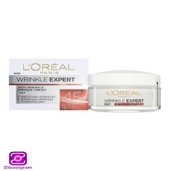 کرم ضد چروک و آبرسان لورآل مدل wrinkle expert +45 (50 میل)